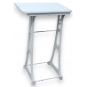 Table d'usine pied en fonte, laquée