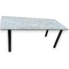  Table de salle à manger pied en fer sur  Moinat SA  - Antiquités décoration