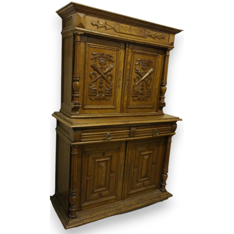  Buffet à 4 portes et 2 tiroirs style sur  Moinat SA  - Antiquités décoration