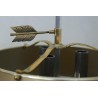  Lampe bouillotte moderne en laiton doré sur  Moinat SA  - Antiquités décoration