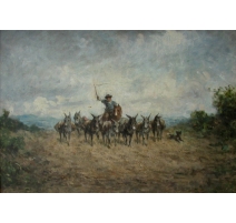 Tableau "Anier" de A. LELEUX