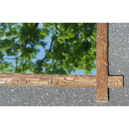  Miroir en bois sculpté de Brienz Suisse sur  Moinat SA  - Antiquités décoration