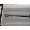 Broche en argent avec 2 pierre sur  Moinat SA  - Antiquités décoration