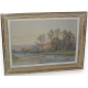 Watercolor "View of the Rhône"