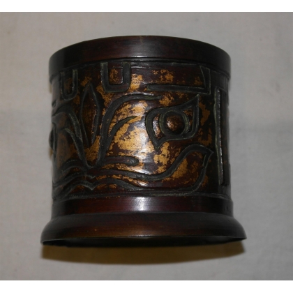  Vase chinois en métal sur  Moinat SA  - Antiquités décoration
