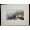 Engraving ‘Airolo’ by BARTLETT, on Moinat SA – Antiques and decorative items – Engravings, lithographs