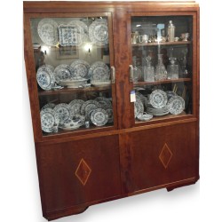 Large Art Deco display cabinet with inlay work by  Moinat SA  - Antiques and decorative items