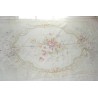  Tapis Aubusson ancien, médaillon, Louis sur  Moinat SA  - Antiquités décoration