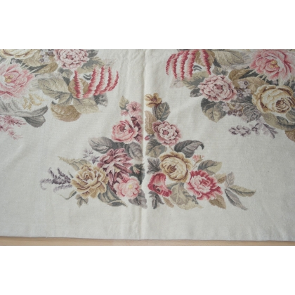 Small-stitch rug (handmade), on display at  Moinat SA  - Antiques and home décor