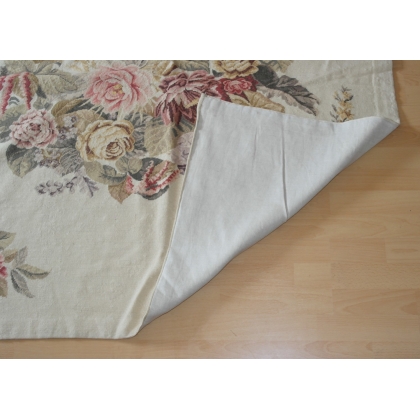 Small-stitch rug (handmade), on display at  Moinat SA  - Antiques and home décor
