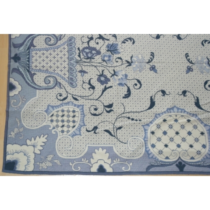 Small-stitch rug (handmade), on display at  Moinat SA  - Antiques and home décor