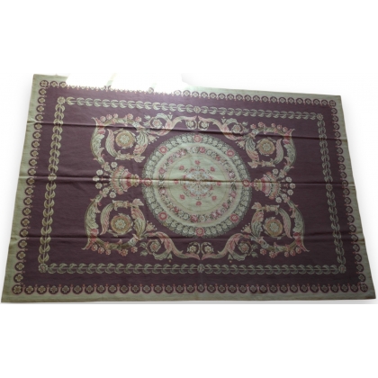 Small-stitch rug (handmade), on display at  Moinat SA  - Antiques and home décor