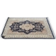 Tapis persan beige et bleu