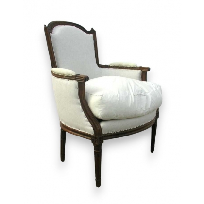 Pair of Louis XVI armchairs, L