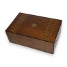 Large walnut inlaid writing desk by Moinat SA – Antiques and home décor