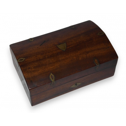 Brass-inlaid box with pegs by  Moinat SA  - Antiques and decorative items