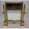  Miroir de table en laiton poli sur  Moinat SA  - Antiquités décoration