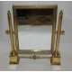 Miroir de table en laiton poli