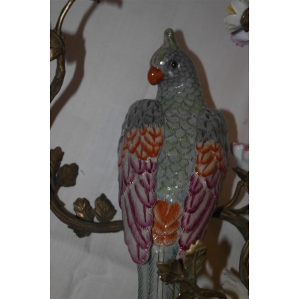 "Cockatiel" 2-light wall light, right-hand version, from Moinat SA – Antiques and home décor
