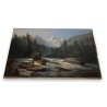 Paintings | Oil on canvas ‘Mountain River’ Moinat SA  – Antiques and home décor