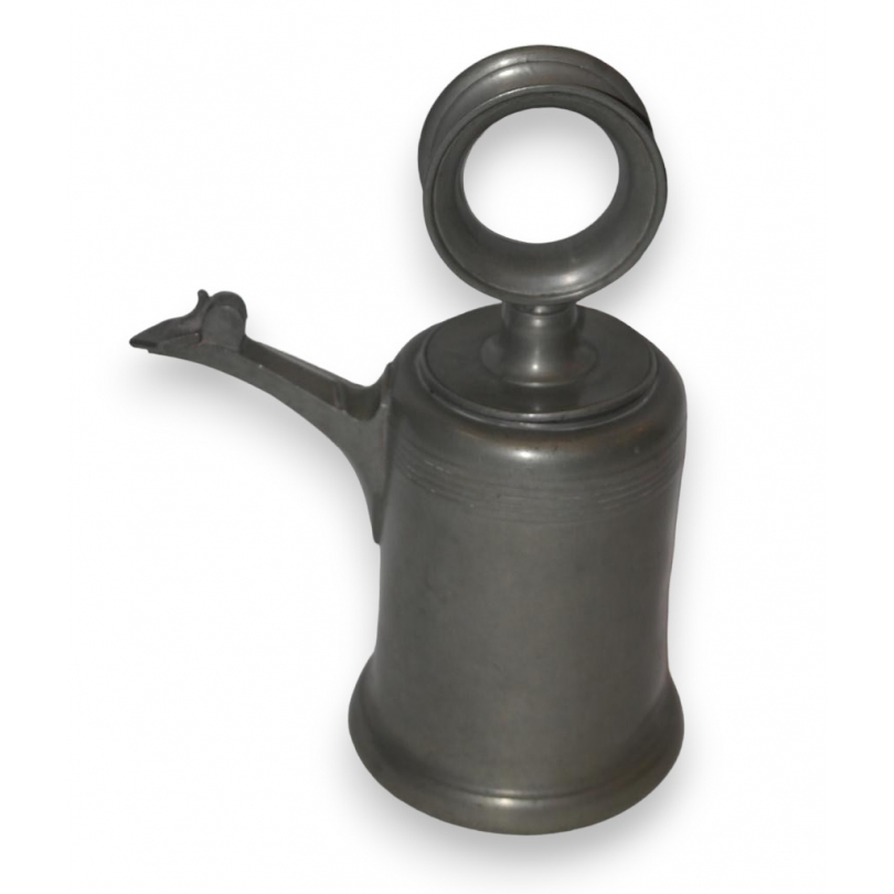 "HVF" pewter jug dated 1765, by Moinat SA – Antiques and decorative items