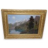 Paintings | Oil on canvas ‘Lake Engstlen’ signed Moinat SA  – Antiques and home décor
