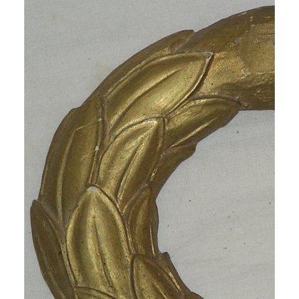 Gilded wooden wreath at  Moinat SA  - Antiques and home décor