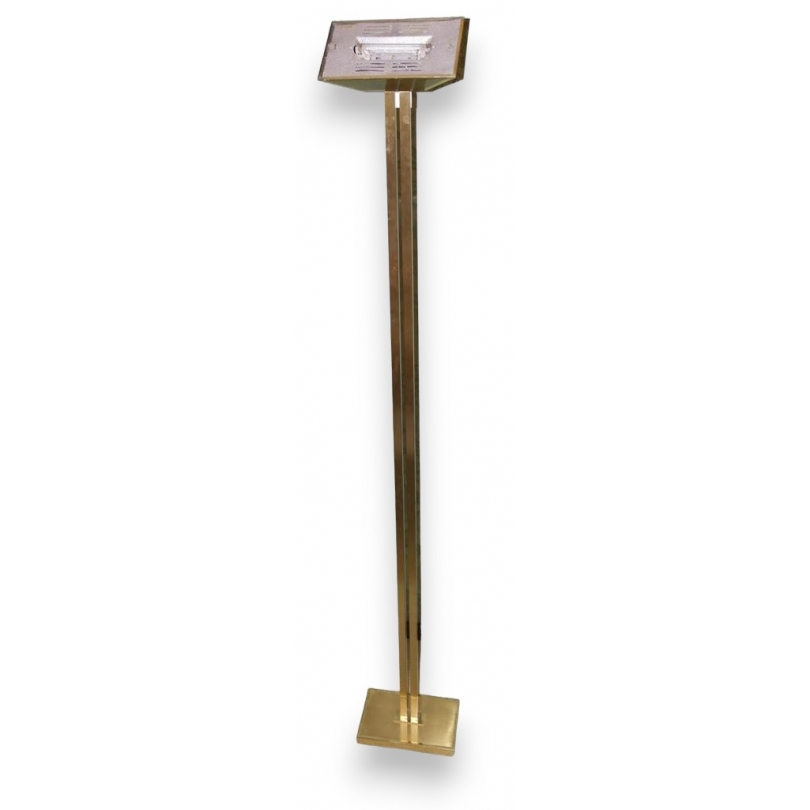 Brass halogen floor lamp at Moinat SA – Antiques and home décor