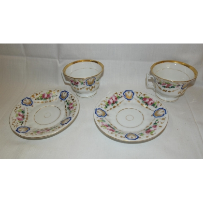 "Vieux" porcelain tea set by Moinat SA – Antiques and home décor