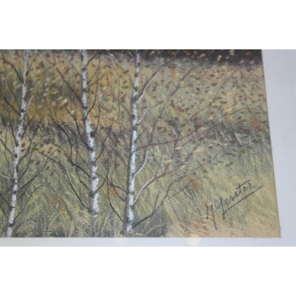  Pastel "Bois de Lattes" signé J. GERSTER sur  Moinat SA  - Antiquités décoration