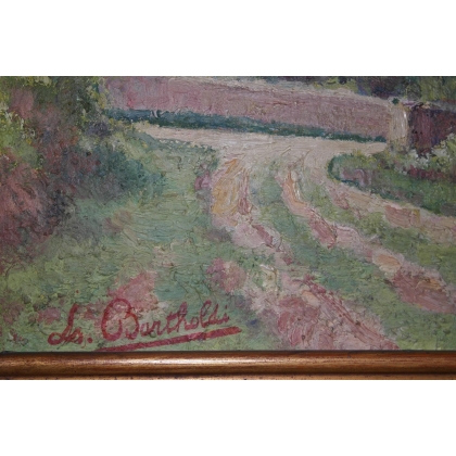 Paintings | Oil on canvas: ‘Country Landscape’ by Moinat SA  – Antiques and home décor