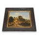 Huile sur bois "Village Hollandais"