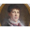 Paintings | Oil on oval canvas “Portrait of a Moinat SA” – Antiques and home décor