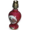 Small red porcelain lamp, decorated by Moinat SA – Antiques and home décor