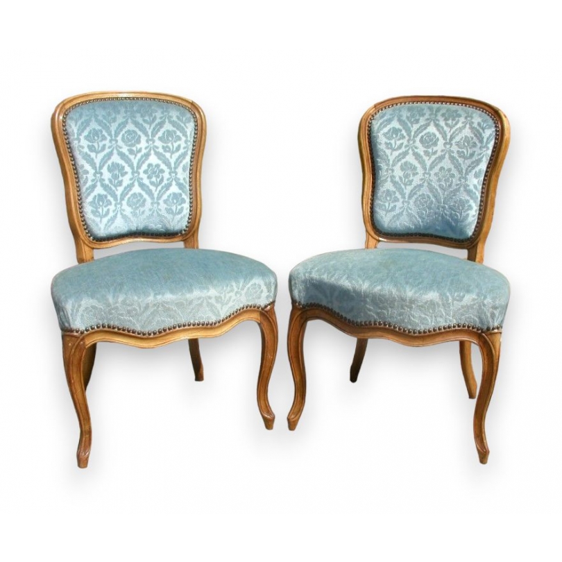 Pair of Louis XV chairs.