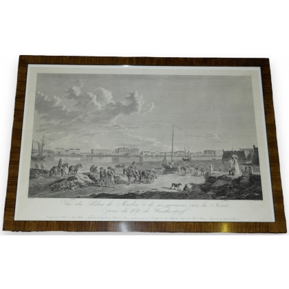 Engraving: ‘View of the Marble Palace & by Moinat SA’ – Antiques and decorative items – Engravings, lithographs