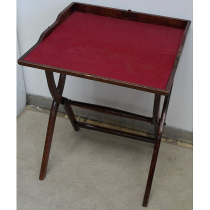 Oak folding officer’s table at Moinat SA – Antiques and home décor