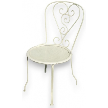 Chaise en fer forgé modèle Brionne,