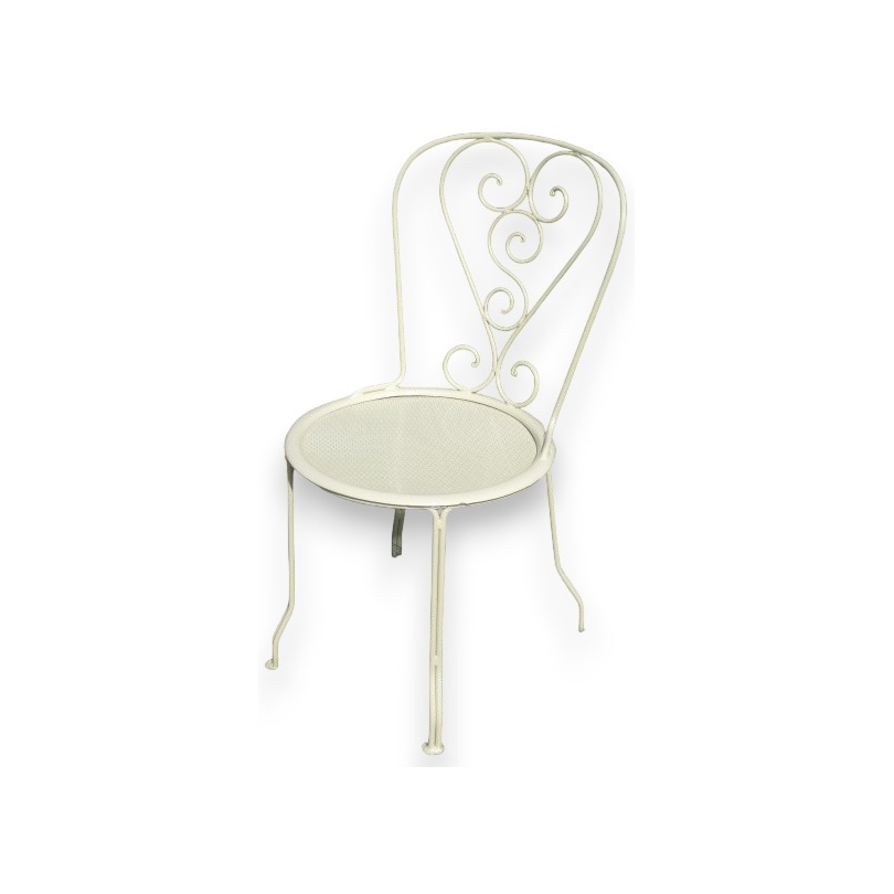  Chaise en fer forgé modèle Brionne, sur  Moinat SA  - Antiquités décoration