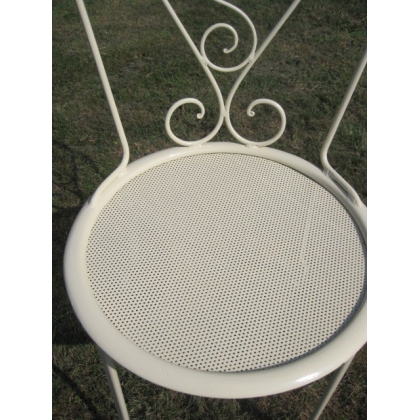  Chaise en fer forgé modèle Brionne, sur  Moinat SA  - Antiquités décoration
