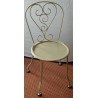  Chaise en fer forgé modèle Brionne, sur  Moinat SA  - Antiquités décoration
