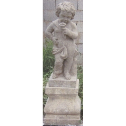 Stone sculpture ‘Spring Child’ at Moinat SA – Antiques and home décor
