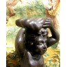 Sculpture entitled ‘Child and Dolphin’. At Moinat SA – Antiques and Decorative Arts