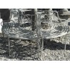  Banc d'arbre en quatre éléments en fer sur  Moinat SA  - Antiquités décoration