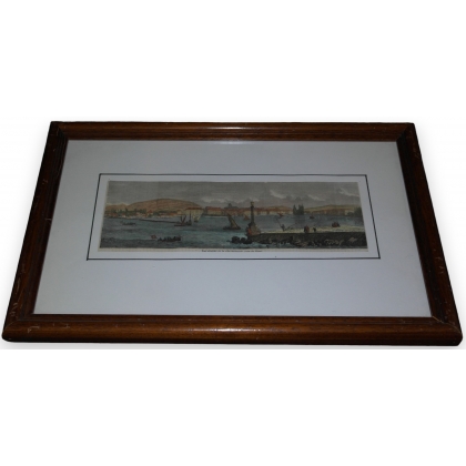 Coloured engraving ‘General view of Moinat SA’ – Antiques and decorative items – Engravings, lithographs