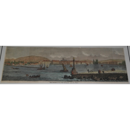 Coloured engraving ‘General view of Moinat SA’ – Antiques and decorative items – Engravings, lithographs