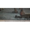 Coloured engraving ‘General view of Moinat SA’ – Antiques and decorative items – Engravings, lithographs