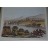 Coloured engraving ‘View of Geneva’ by Moinat SA – Antiques and decorative items – Engravings, lithographs