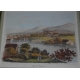 Gravure coloriée "Vue de Genève"