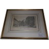 Engraving ‘Place et Porte de Rive’ by P. on Moinat SA – Antiques and decorative items – Engravings, lithographs